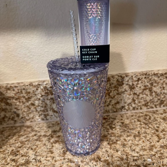 Starbucks Iridescent Purple Cold Cup with Straw - Picture 1 of 2